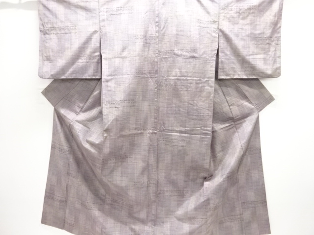 JAPANESE KIMONO / TSUMUGI / WOVEN STRIPE 